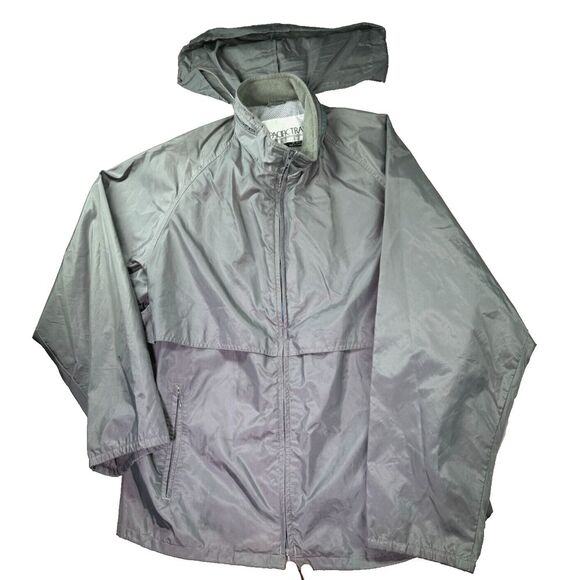 Pacific Trail Other - Pacific Trail Jacket Mens XL Windbreaker Hooded Gorpcore Gray Vented‎ Full Zip